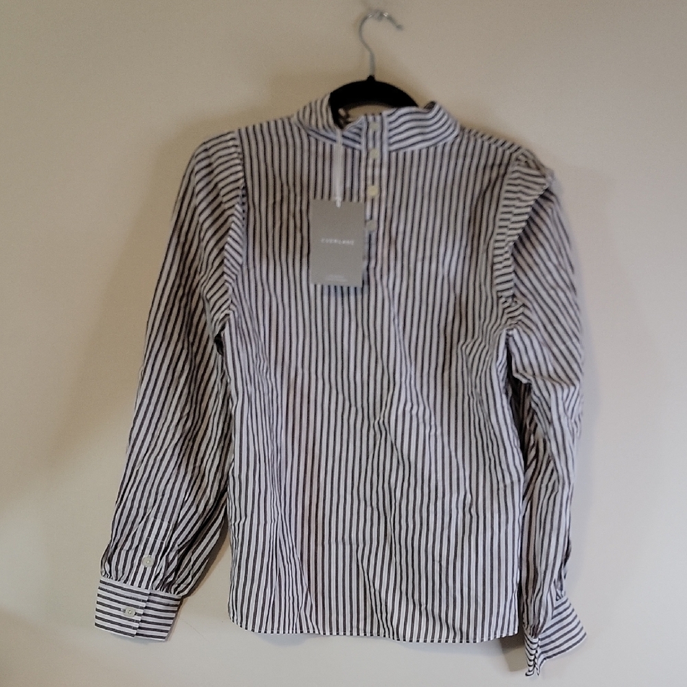Striped Long Sleeve Shirt Everlane NWT